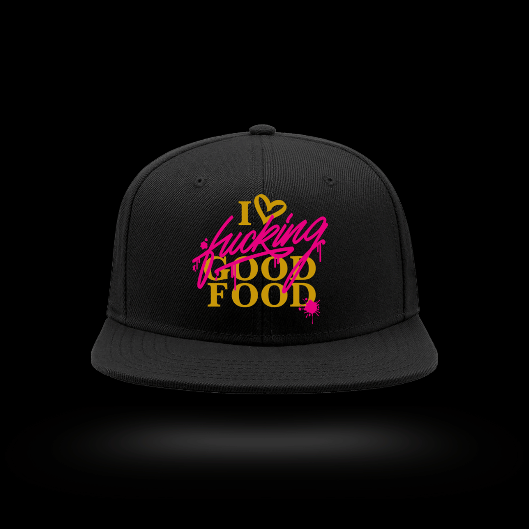 Snapback Cap "I❤︎FGF" - schwarz/gold