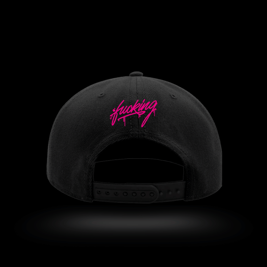 Snapback Cap "I❤︎FGF" - schwarz/grau