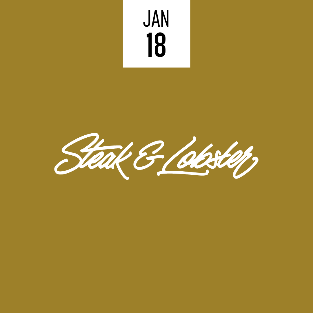 Steak & Lobster Sunday 18.01.26