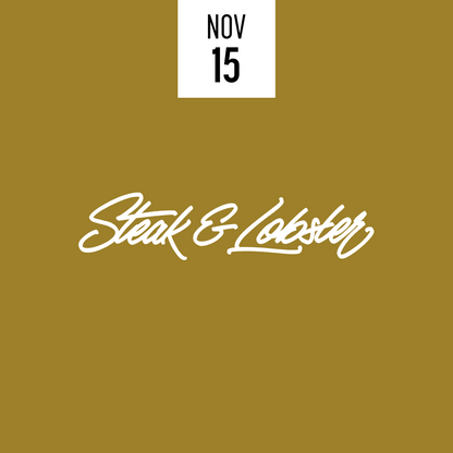 Steak & Lobster Sunday 15.11.26