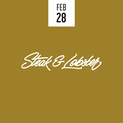 Steak & Lobster Sunday 28.02.2027