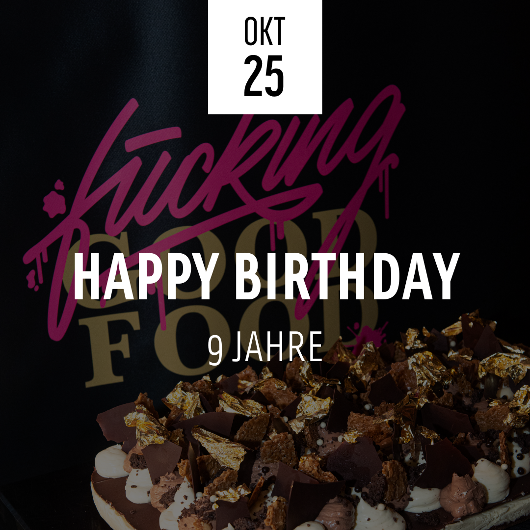 Happy Birthday - 9 Jahre in der Königstraße 25.10.26