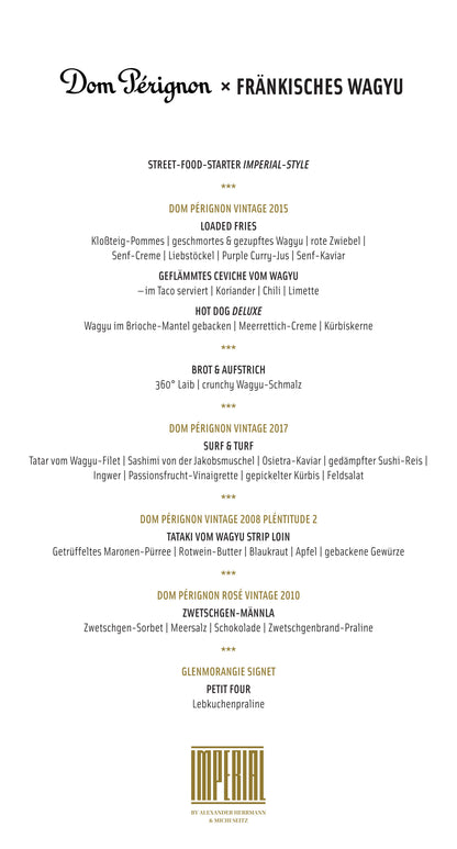 Dom Pérignon Dinner Experience 02.10.2026