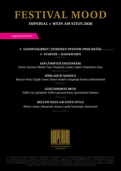 IMPERIAL x WEIN AM STEIN – Das Festival Bundle 2026