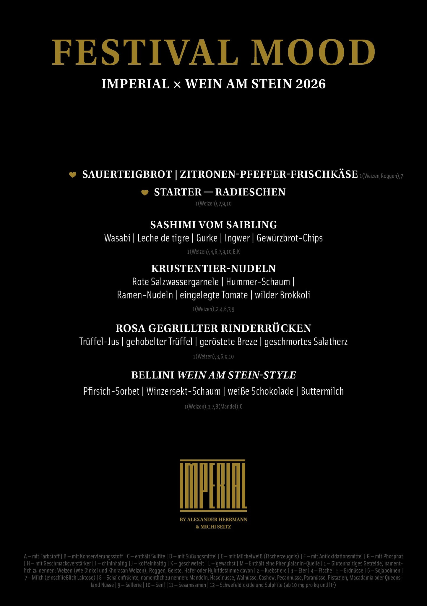 IMPERIAL x WEIN AM STEIN – Das Festival Bundle 2026