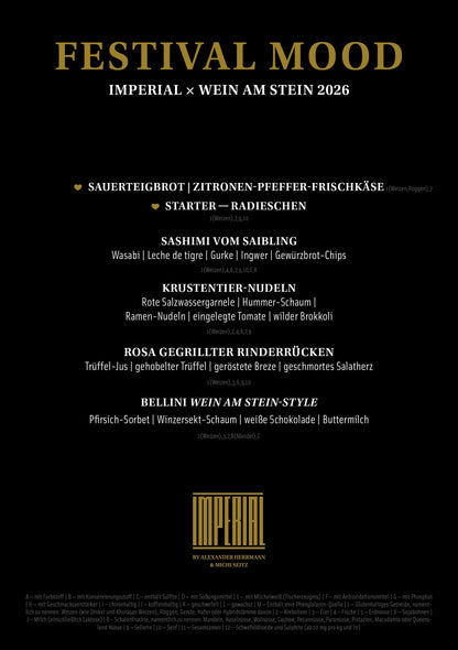 IMPERIAL x WEIN AM STEIN – Das Festival Bundle 2026